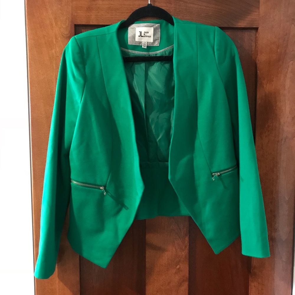 Kelly green blazer NWOT